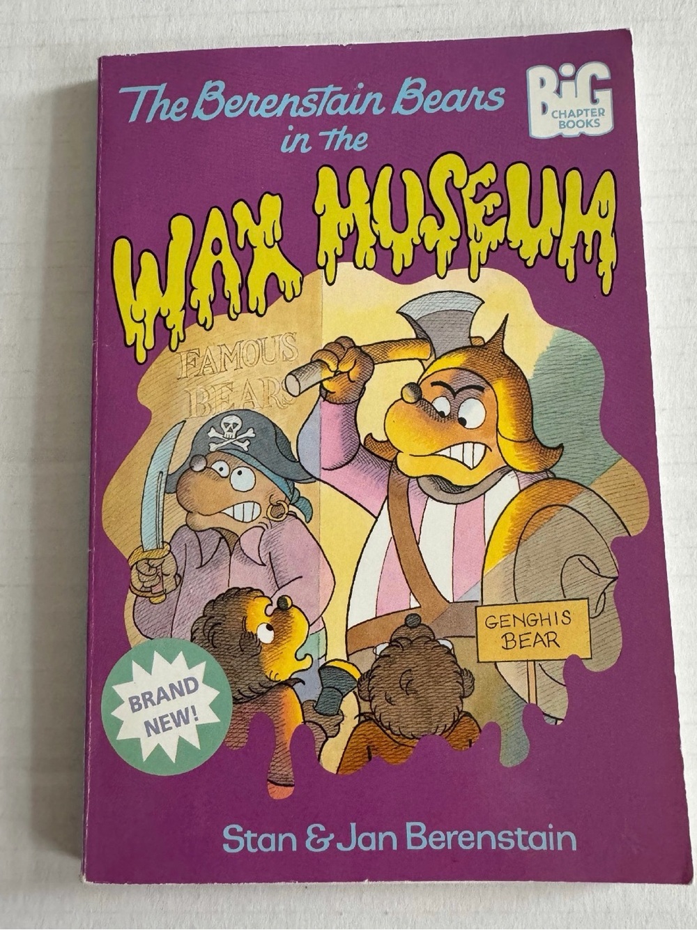 Vintage Berenstain Bears Wax Museum Chapter Book by Stan & Jan Berenstain